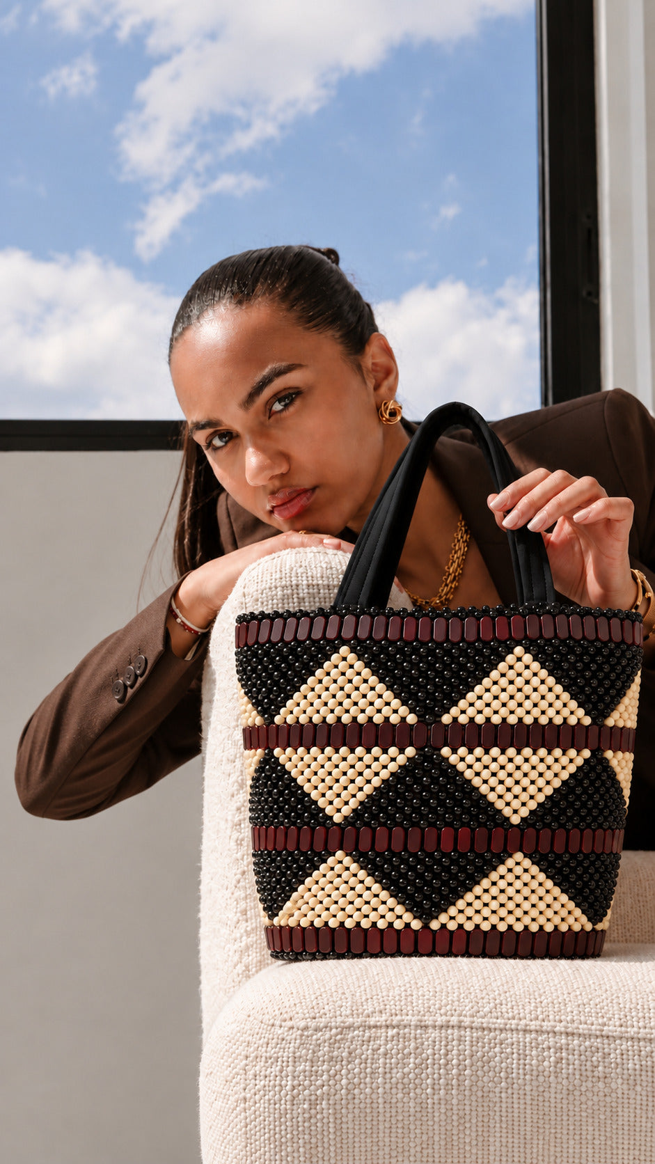 The Reyanne - Beaded handbag