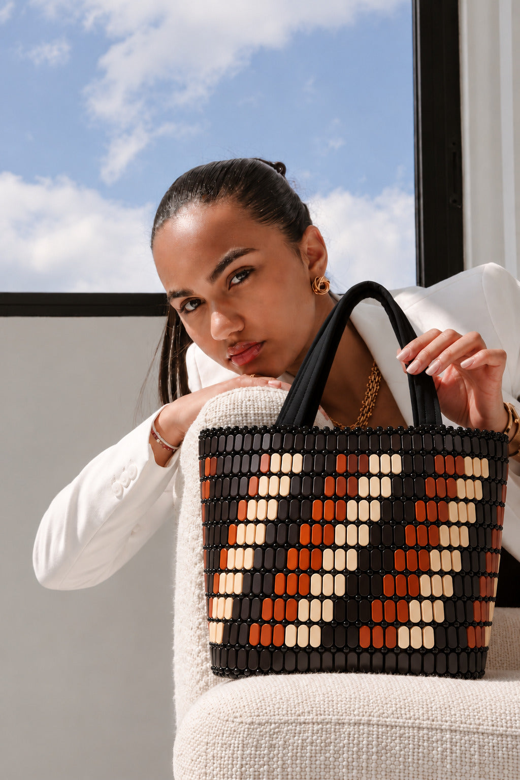 The Reyanne - Beaded handbag